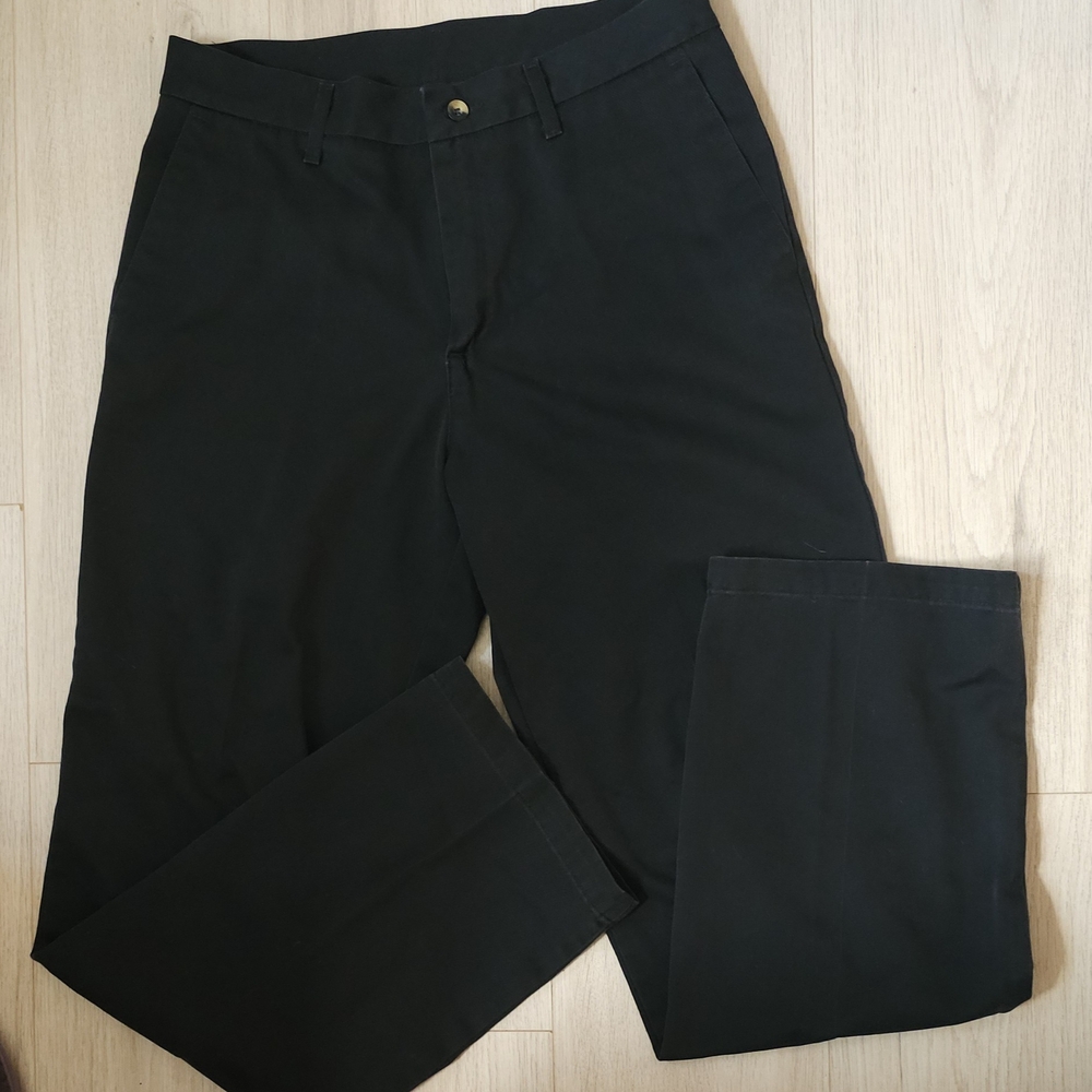 Men's Classic Black Chinos